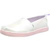 TOMS Tiny Glitter Alpargata, Mocassino Bambine e ragazze, Bianco, 21 EU