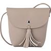 TOM TAILOR Denim TOM TAILOR Madrid, Zaino Donna, Beige, 17 x 4,5 x 16 cm