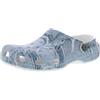 Crocs Zoccoli Classici in Jeans Unisex per Adulto, Denim Chiaro, 7 US Women/5 US Men, Denim Chiaro, 37/38 EU