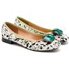 GIOSEPPO Ballerine Pelle con Stampa Leopardata CLYMAN