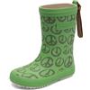 Bisgaard Fashion, Stivali in Gomma Unisex - Bambini e ragazzi, Peace On Earth Grass, 22 EU