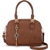 Montana West Piccola borsa a tracolla da donna con manico superiore, S Marrone, Borsa con manico superiore