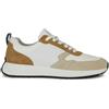 Geox Sneakers Uomo U Volpiano A, Lt Taupe Bianco, 39 EU
