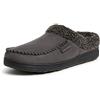 Dearfoams Brendan Clog Clog - Pantofole da uomo in memory foam, traspiranti, con ampie larghezze, Pavimentazione, 9-10 Wide