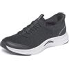 Skechers Arch Fit Vista 2.0 Primavera Sneaker, Nero Bianco, 38
