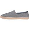 Tommy Hilfiger Espadrillas Hilfiger Chambray FM0FM05793 da Uomo, Nero (Nero), 42