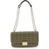 Michael Kors 30R4G2RL7L-367 LG CONV CHAIN SHLDR Donna SAFARI GREEN Taglia TU