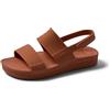 Reef Water Vista Higher Sandali da donna con plateau e cinturino in velcro regolabile, Adobe, 35 EU