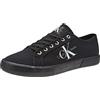 Calvin Klein Sneakers Vulcanizzate Uomo Essential Vulc Scarpe, Nero (Triple Black), 40
