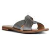 Geox Sandalo piatto da donna D Sozy S C, Pistola, 39 EU