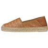 Geox D LAMPEDUSA A - Sandalo espadrillas con zeppa Donna, Camel,