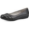 CLIFFS BY WHITE MOUNTAIN Ballerine Donna Clara, Nero Brunito Liscio, 37 EU
