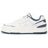 Marc O'Polo Marc OߴPolo Uomo Sneaker basse in pelle con suola in gomma, Bianco (White/Storm), 45