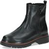 CAPRICE Stivaletti da donna in pelle con cerniera, Nero (Black Nappa), 38 EU