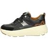 Geox Sneakers da Donna D Diamanta, Nero, 38 EU