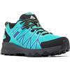 Columbia Peakfreak 2 Outdry, Scarpe da trekking basse Donna, Bright Aqua/Tippet , 37 EU