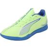 Puma Unisex Adults Ultra 5 Play IT Soccer Shoe, Fizzy Apple-Puma White-BLUEMAZING, 44.5 EU