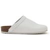 Scholl Cork PRO Clog, Scarpe per Professionisti Sanitari Unisex-Adulto, Bianco, 47 EU