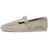 Candice Cooper Mocassini in Suede, Grigio Chiaro- 43