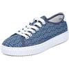 Rieker M3926, Scarpe da Ginnastica Donna, Blu, 38 EU