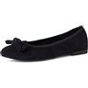 MARCO TOZZI Ballerine da Donna Morbido Plantare Feel Me Pelle Morbida Fodera Interna alla Moda, Blu (Navy), 38 EU
