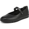 Vionic Mary Janes, Scarpe Basse da Donna Uptown Maryjane, Pelle Nera, 35 EU