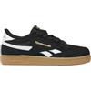 Reebok Club C Revenge, Scarpe da Ginnastica Unisex - Bimbi 0-24, Black White Gold, 20 EU