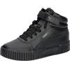 Puma Carina 2.0 Mid PS - Scarpe da Ginnastica Ragazze, Puma Black-Puma Black-Dark Shadow,