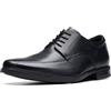 Clarks Howard Over Mens Black Leather, 6.5