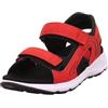 Superfit Criss Cross, Sandali, Rosso Nero 5000, 29 EU