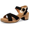 MARCO TOZZI Sandale 2-28360-44, Donna, Black, 38 EU