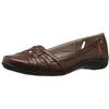LifeStride Diverse, Piatta Donna, Marrone Scuro, 38.5 EU Larga