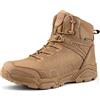 FREE SOLDIER Stivali da Caccia da Uomo Mid High Stivale Tattico da Combattimento Militare Allacciate Scarpe per Tutti i Terreni per Escursionismo, Lavoro, Esercito