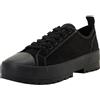 Calvin Klein Uomo Sneakers Hybrid Lugged Hybrid Low Laceup Scarpe, Nero (Triple Black), 42