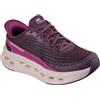 Skechers Donna Max Cushioning Glide-Step Sapphire Slip-In ALLENATRICE, Burgundy Textile/Synthetic, 36 EU