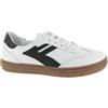 Andrea Conti Damen Low Top Sneaker Freya, Scarpe da Ginnastica Donna, Bianco Nero Dark Gum, 41 EU