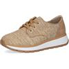 CAPRICE Sneakers da Donna Basse Traspiranti Sportive, Beige (Beige Comb), 40 EU