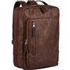 camel active zaino per laptop con scomparto per laptop Traces Backpack Brown marrone scuro