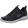 Skechers Elite Flex Hartnell, Scarpe da ginnastica Uomo, Nero Schwarz Black Grey, 41.5 EU