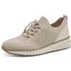 MARCO TOZZI Sneaker da donna morbido Feel Me soletta estraibile morbida fodera interna Elastico, beige (DUNE COMB), 41 EU