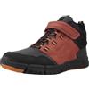 Geox J FLEXYPER BOY B ABX - Stivaletto, WINE/BLACK,