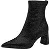 Tamaris Damen Boot Heel 1-25315-45, Stivaletto Donna, Black Struct, 38 EU