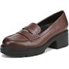 Naturalizer Lumos, Mocassino Donna, Pelle di Coccodrillo Cappuccino, 42 EU Larga