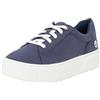 Timberland Laurel Court Canvas, Scarpe da Ginnastica Donna, Tela Blu Navy, 39.5 EU Larga