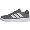 adidas Courtblock Shoes, Scarpe da Ginnastica Uomo, Trace Grey Ftwr Bianco Ombra Oliva, 36 EU