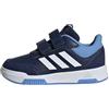 adidas Unisex - Bambini Tensaur Hook And Loop Shoes, Dark Blue/Cloud White/Blue Burst, 19 EU