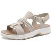 Jana Coshy Sandal Flat 8-28660-46, Bassi Donna