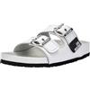 Love Moschino Sandali Donna, Bianco, 36 EU