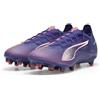 Puma Ultra 5 Match Fg/AG, Soccer Shoe Unisex - Adulto, Lapis Lazuli Puma White Sunset Glow, 44.5 EU