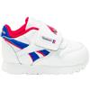 Reebok Scarpe da Ginnastica Classiche per Bambini, Unisex, in Pelle, Colore: Bianco/Nero
